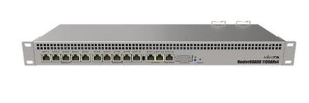 Mikrotik RB1100AHX1/X4 Powerful 1U rackmount router with 13x Gigabit LAN