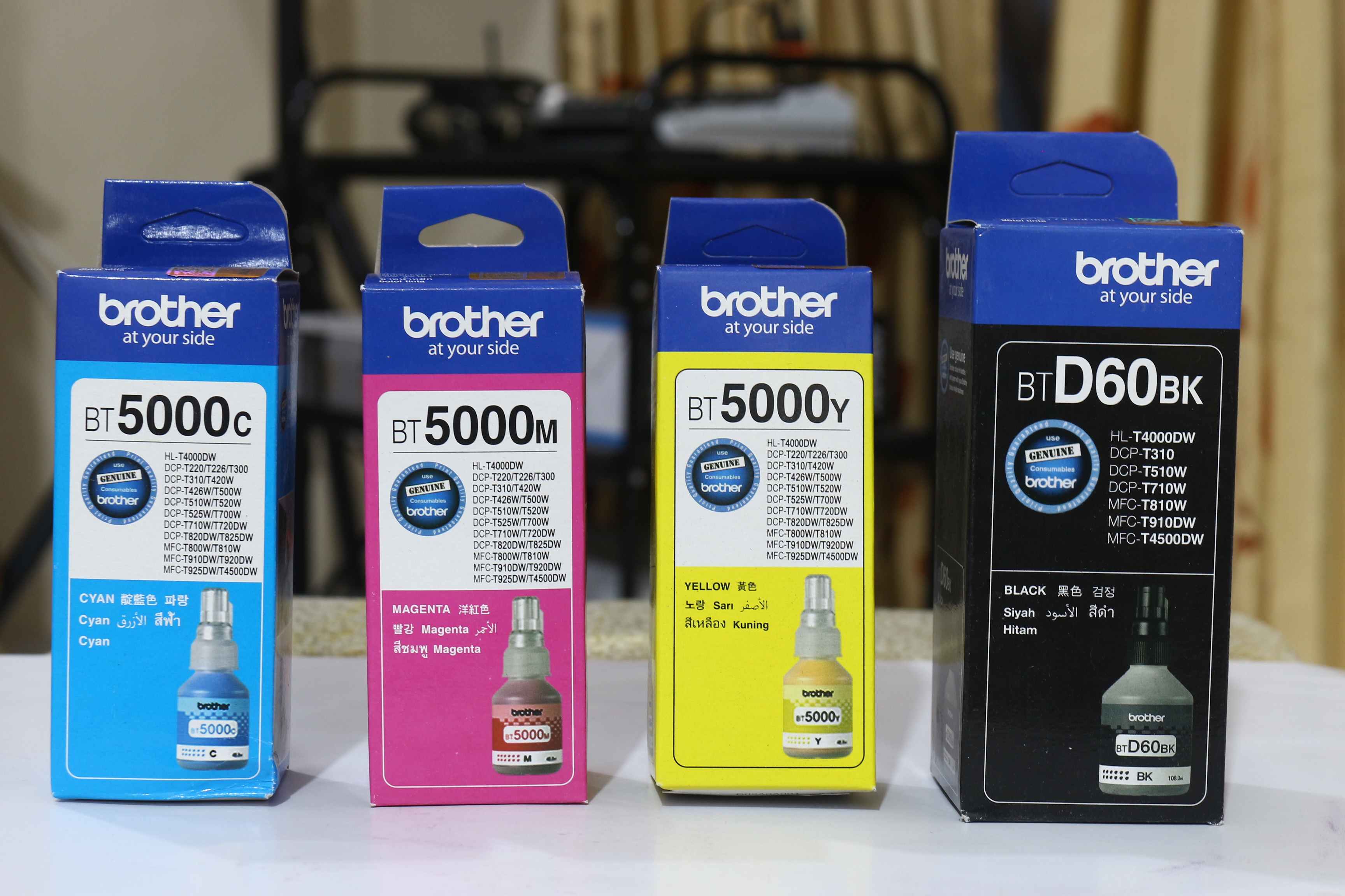 TINTA BROTHER BT5000 D60BK D60 PRINTER T220 T420W T520W T720DW T920DW - ORIGINAL BOX