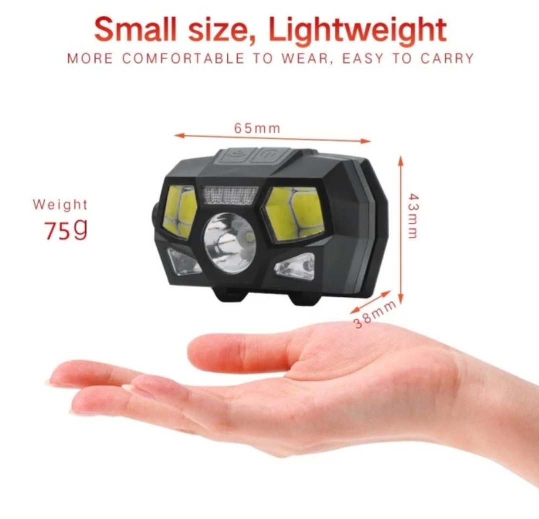 Senter LED Kepala Headlamp Flashlight