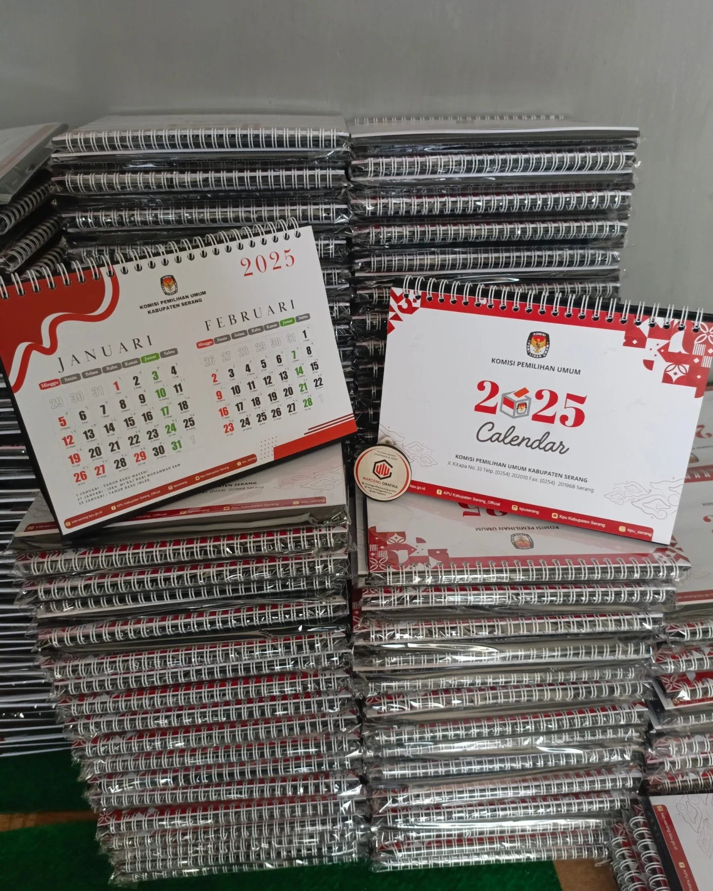 kalender meja 260 gsm