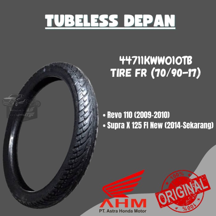 Ban Luar TubeType Motor Bebek Universal 70/80/90 Ring 17 - 70/90