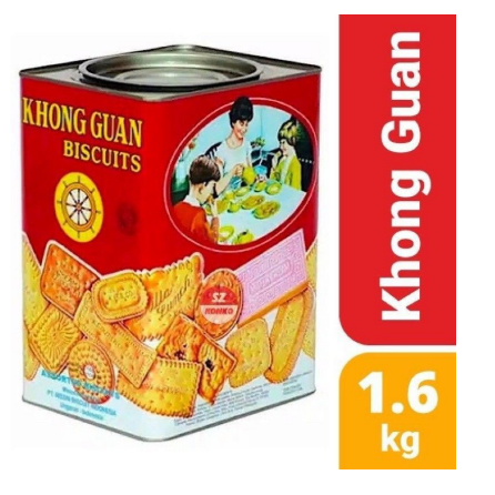 BISKUIT KHONG GUAN KOTAK MERAH ASSORTED BISCUIT 