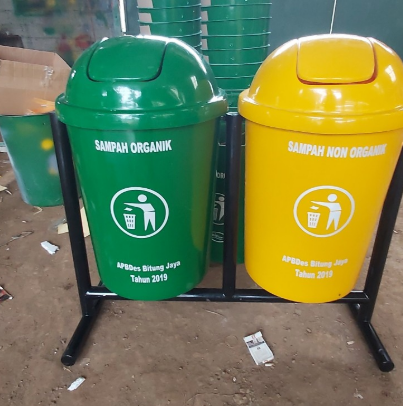 tempat sampah 2 pilah