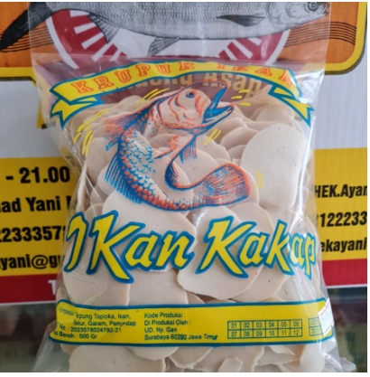 krupuk ikan mentah