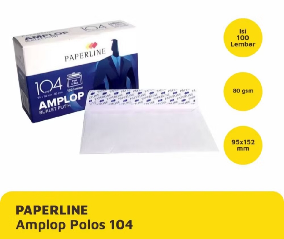 Amplop paperline 104 pps