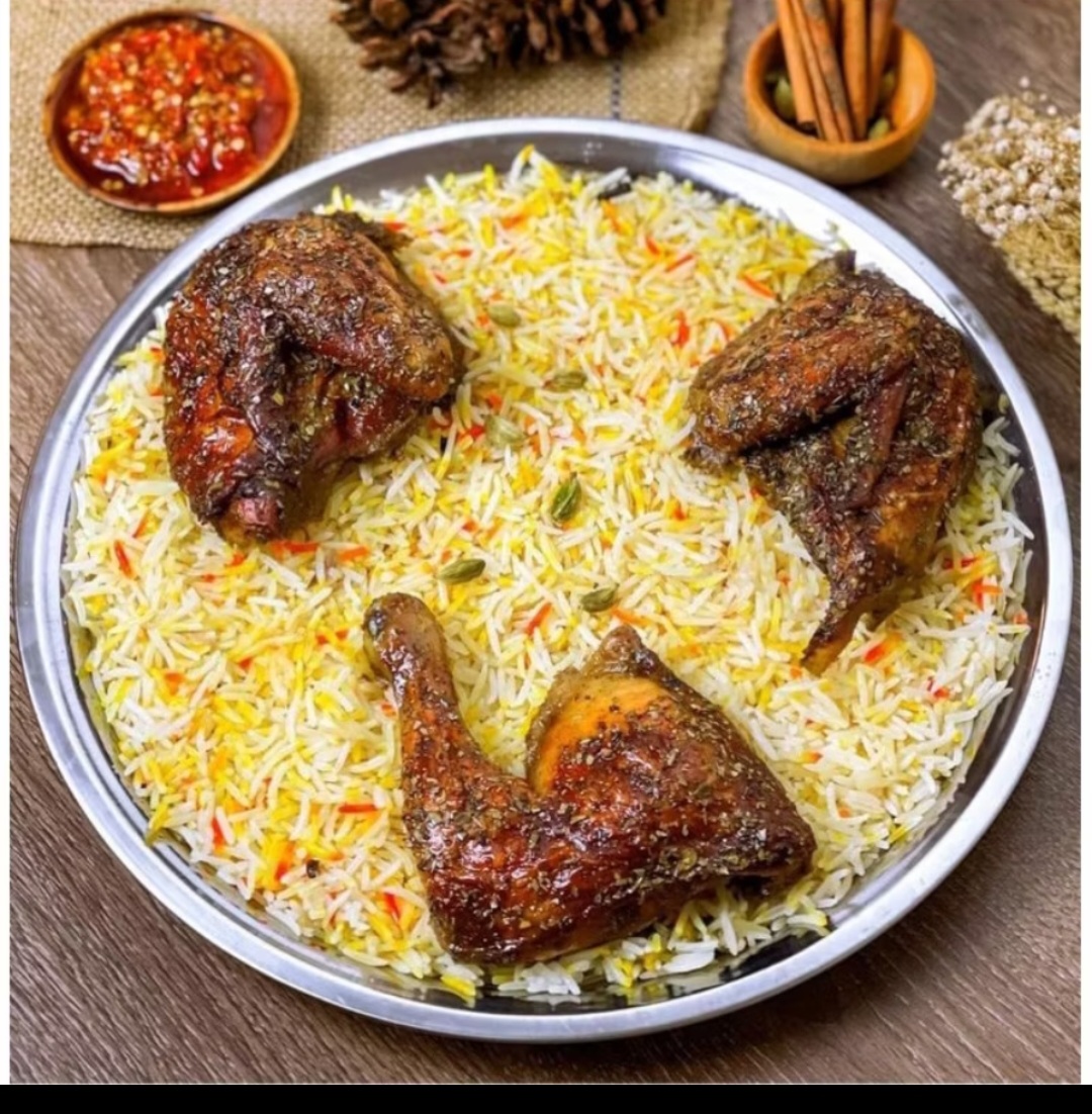 Nasi briyani (khas arab)