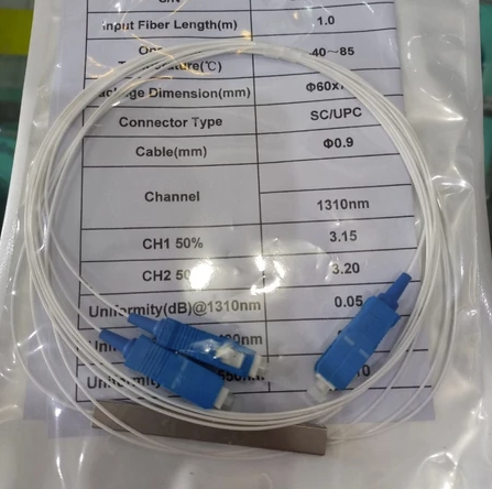 SPLITTER FIBER OPTIC 1:2