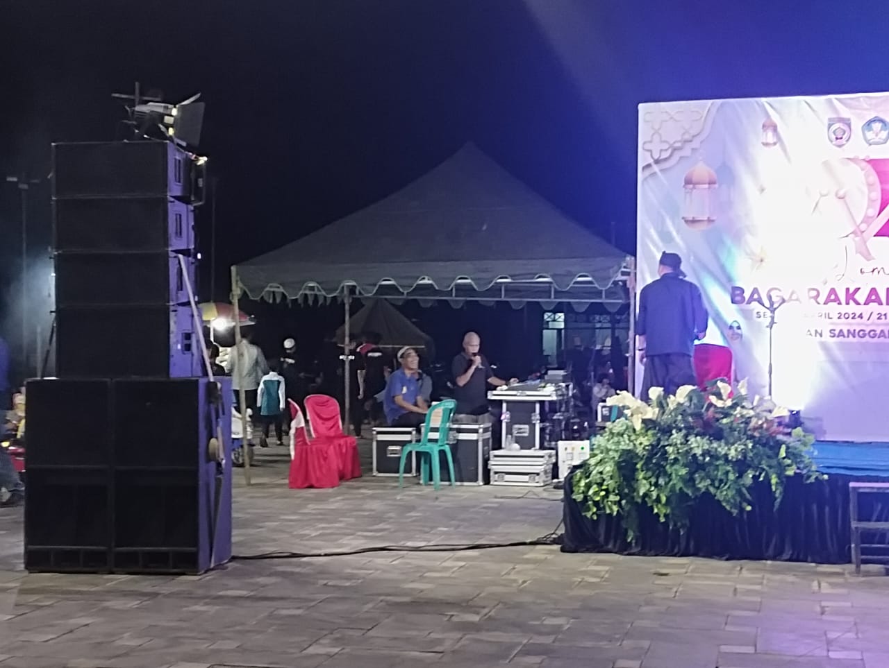 Sewa sound system besar set lengkap dan lighting