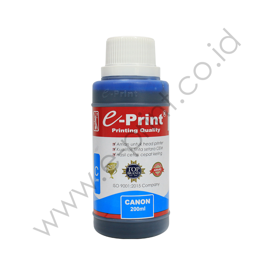 Tinta Printer Canon e-Print Reguler 200ml Cyan