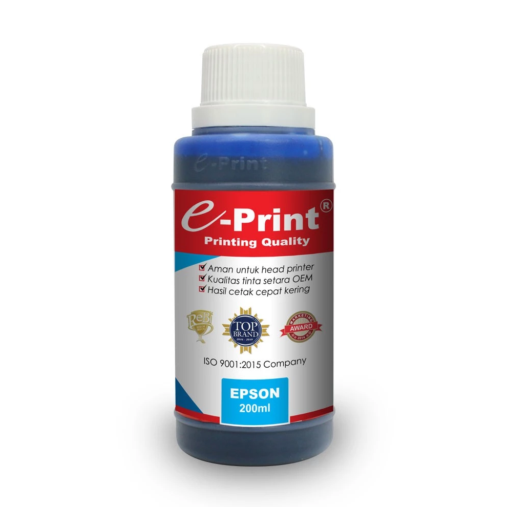 Tinta Printer Epson e-Print Reguler 200ml Cyan