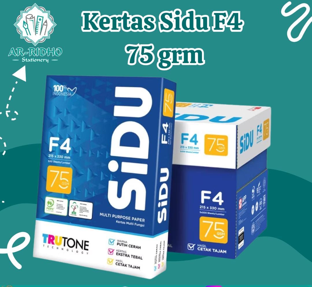 Kertas Sidu F4 75gr