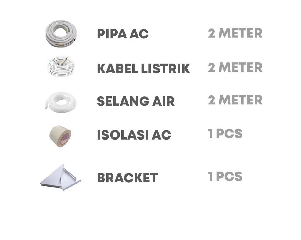 AC DAIKIN 1 PK + Instalasi