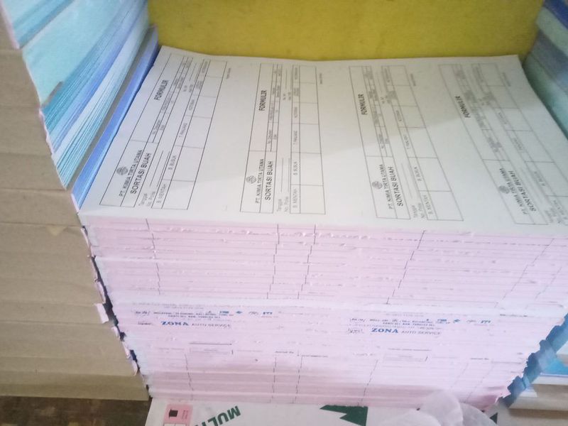 cetak blanko SPP/SPM