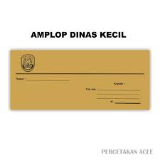 cetak amplop kop dinas