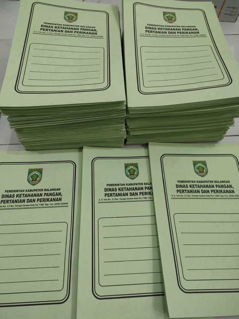 cetak map kop dinas