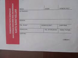cetak kartu kendali surat keluar