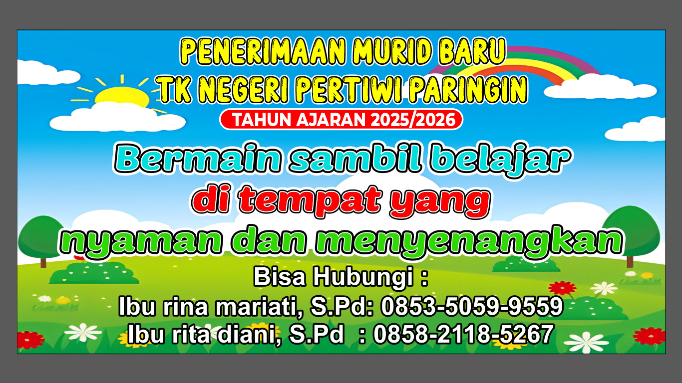 Spanduk request tkn pertiwi paringin