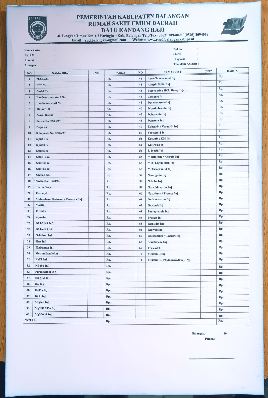 Resep Obat