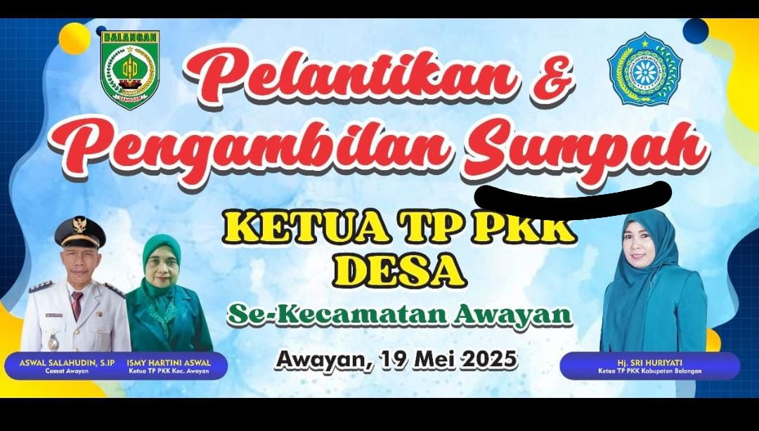 Spanduk Pelantikan