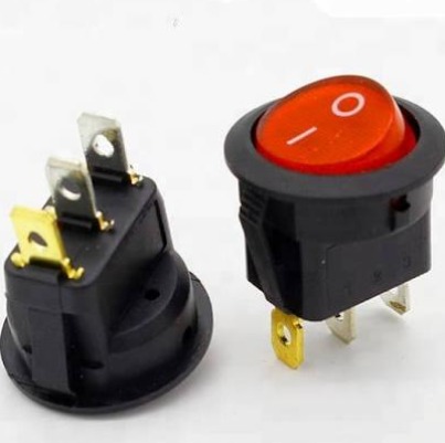Saklar Switch ON Bulat 3 pin (Kecil)