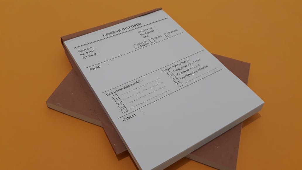 Buku Agenda Surat / Disposisi