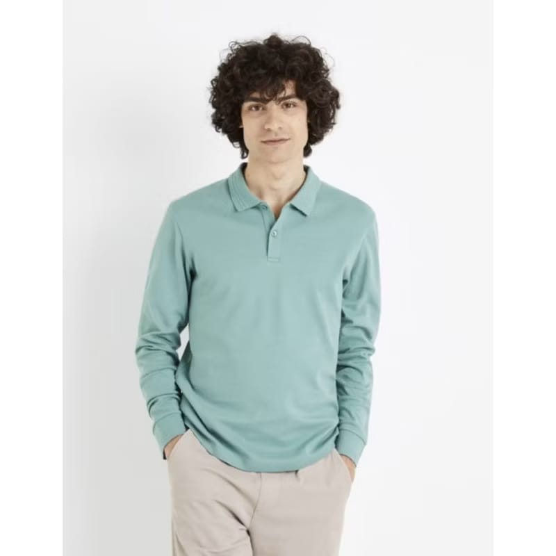 Kaos Kerah Polo Lengan Panjang Custom