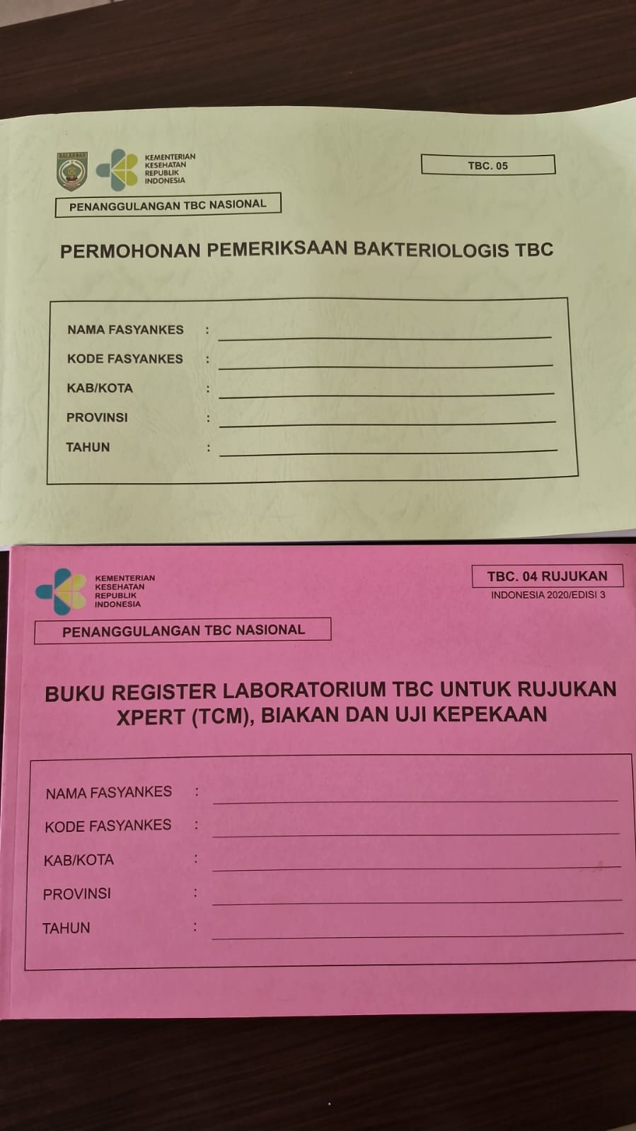 Buku Formulir TB