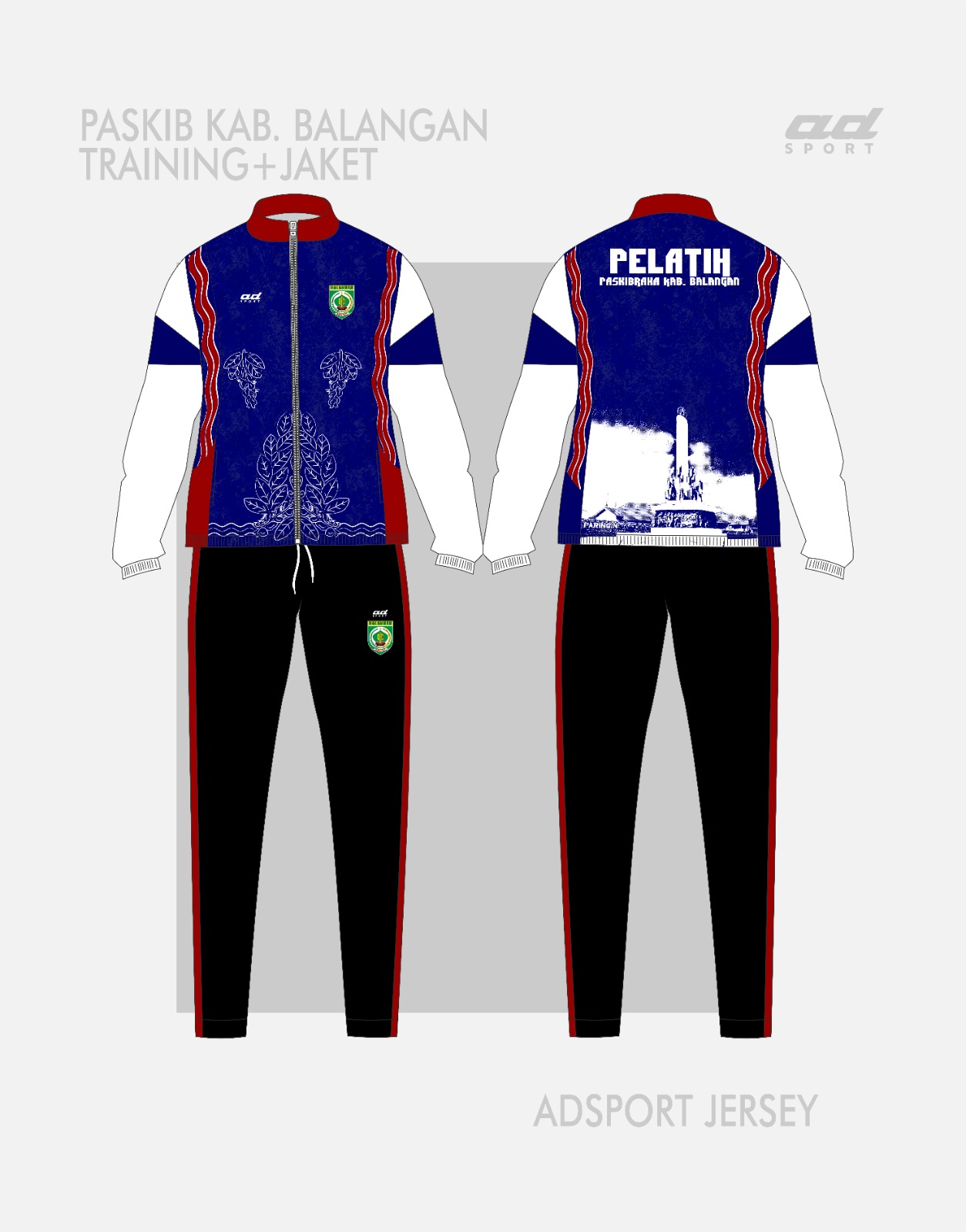PAKAIAN TRAINING PANITIA/PELATIH/ PENDAMPING PASKIBRAKA