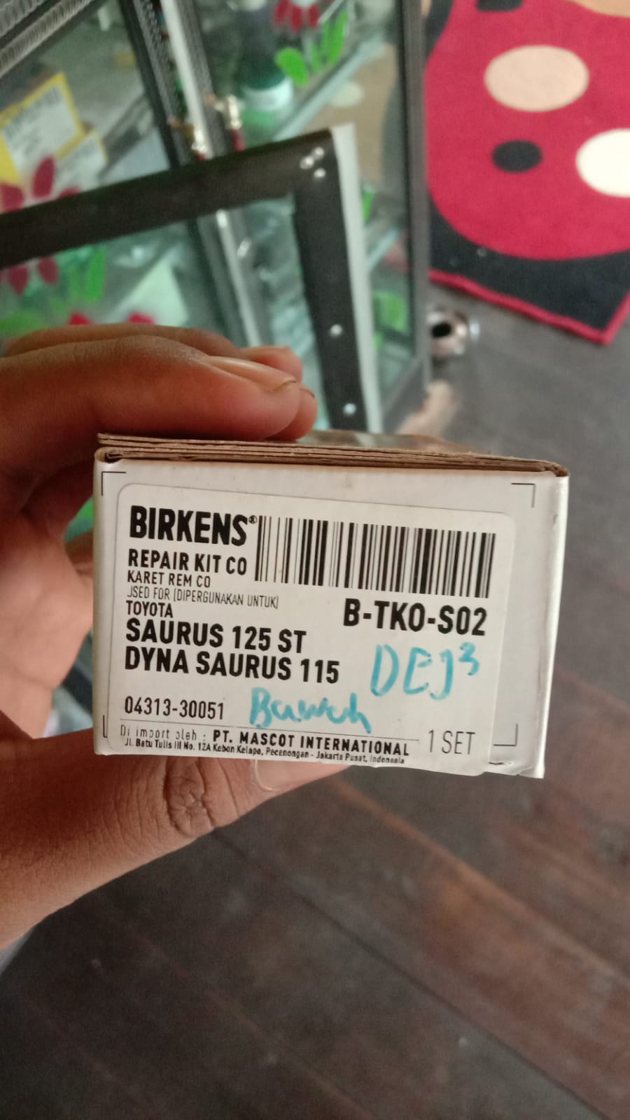 Sel kopling bawah DYNA/HT BIRKENS