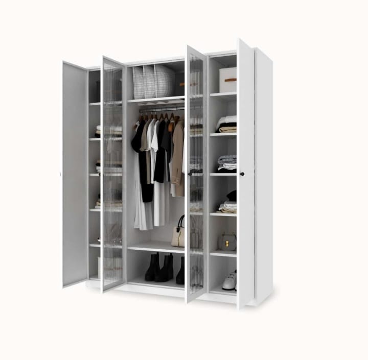 LEMARI BAJU 4 PINTU ACTIV