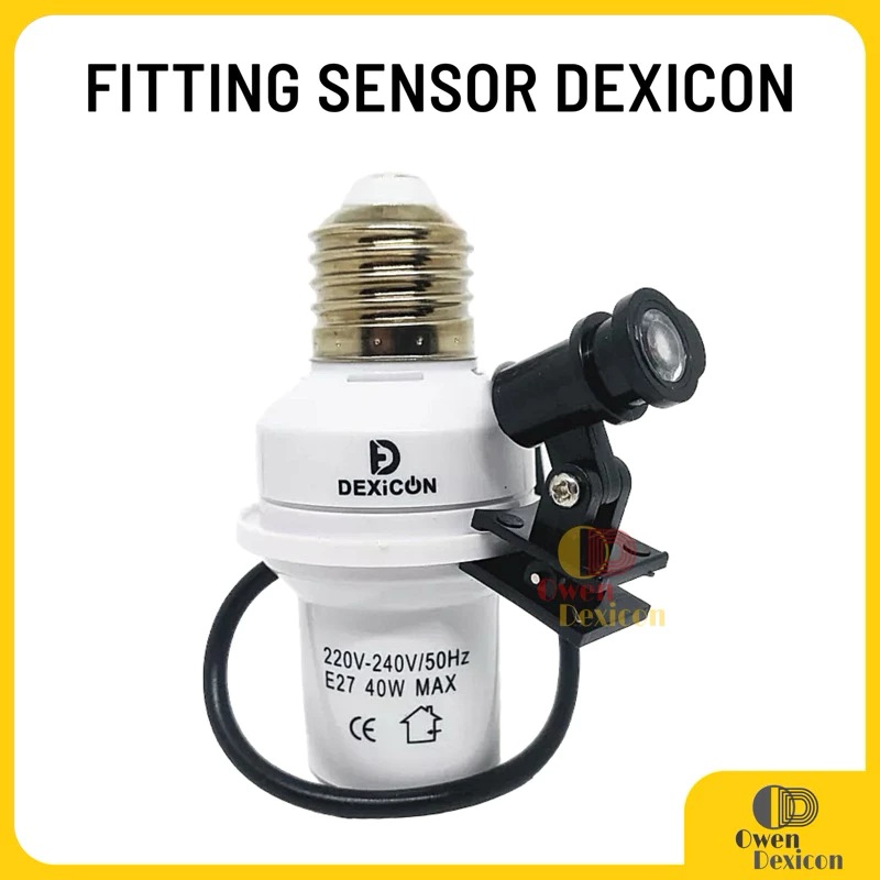Fitting Lampu Sensor Otomatis 