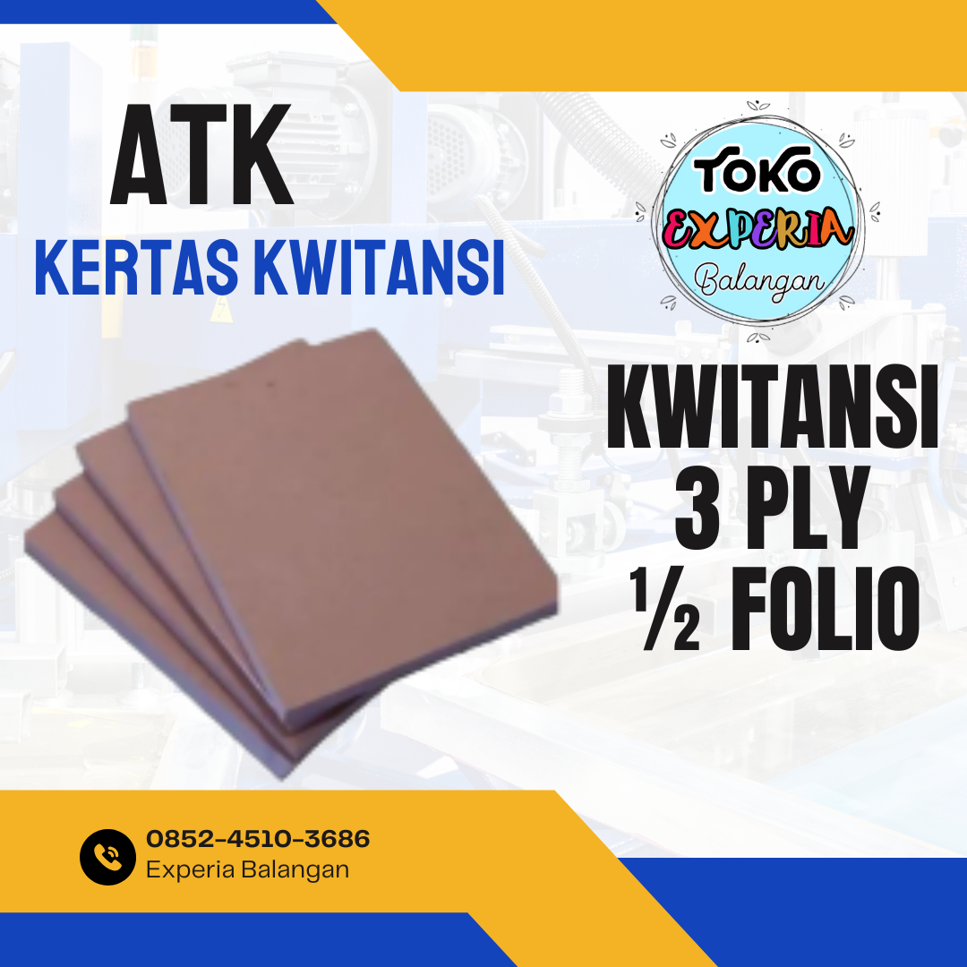 Kertas Kwitansi 3 Ply