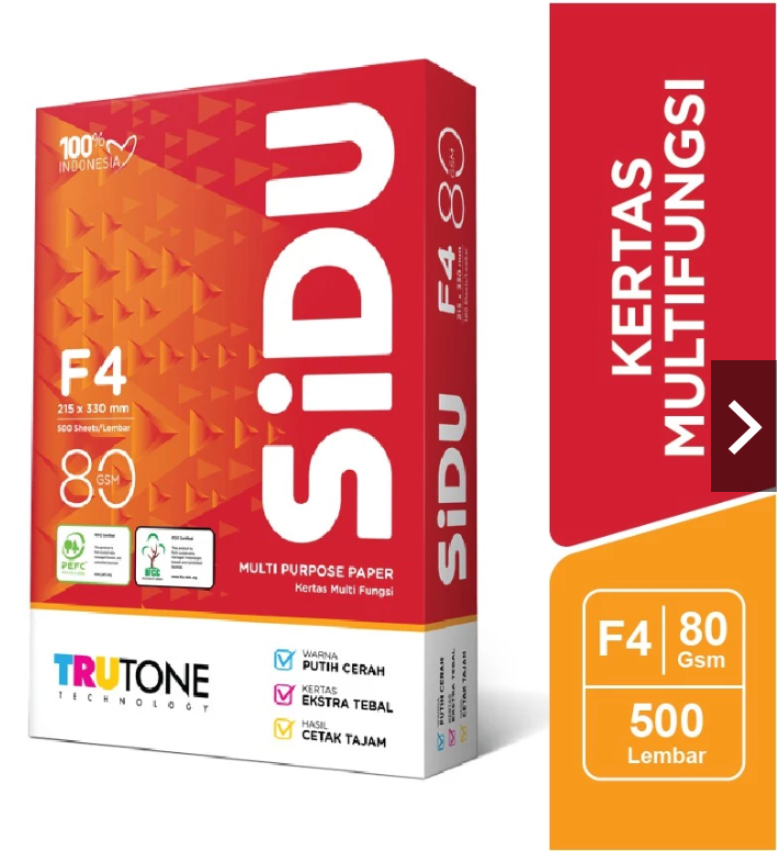 KERTAS SIDU F4 (80 GSM)