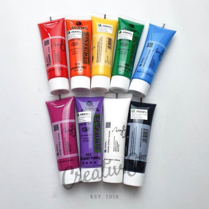 cat akrilik 30 ml 7 warna + black & white