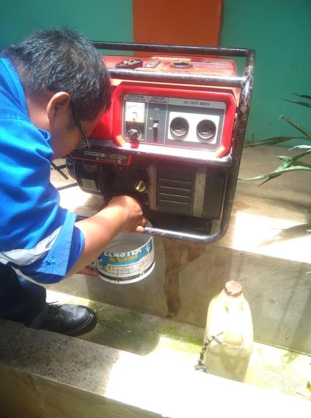 Service genset 1000 - 3000watt (bensin) 