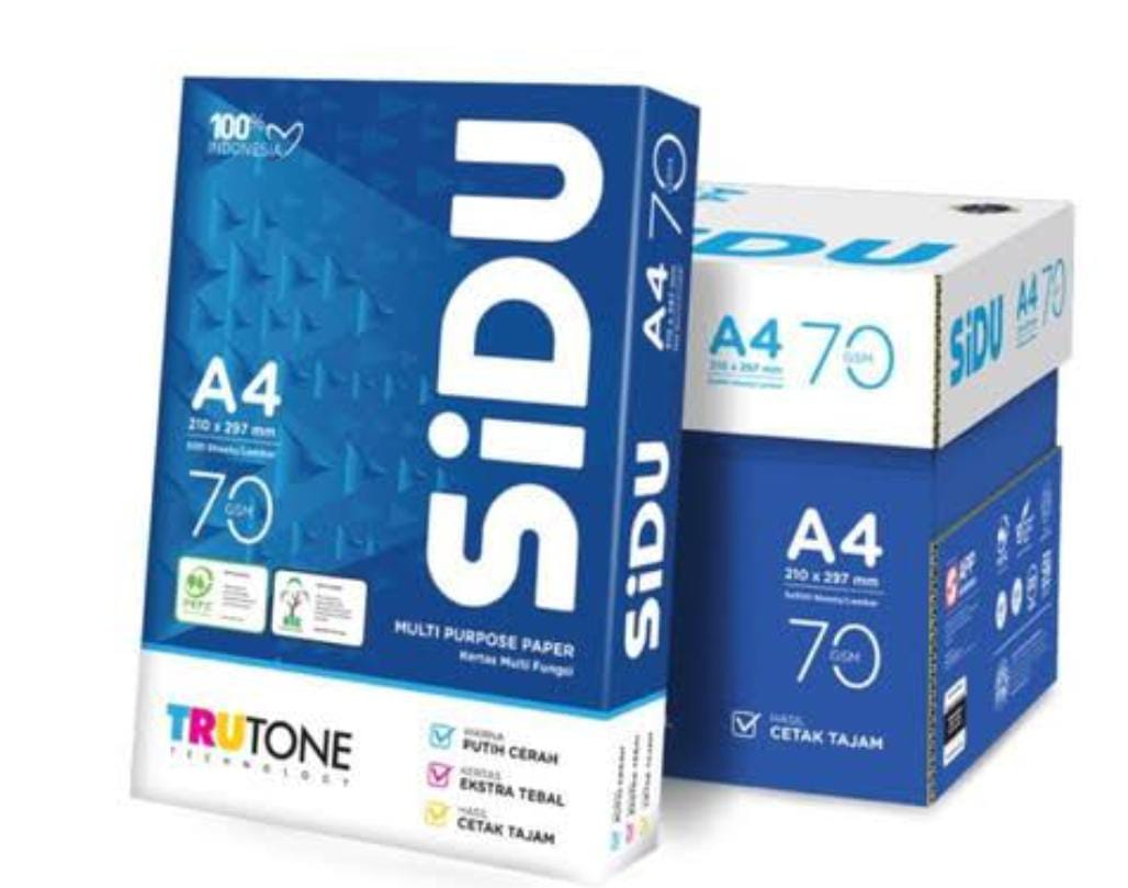 KERTAS A4 70 GRAM-SIDU