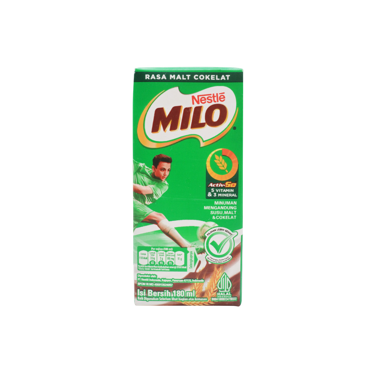 milo kemasan 180ml
