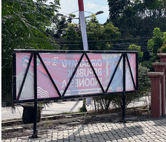 papan reklame/spanduk