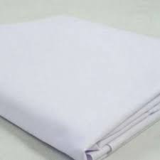 Kain katun satin putih