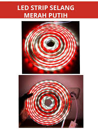 Lampu LED Strip Merah Putih 