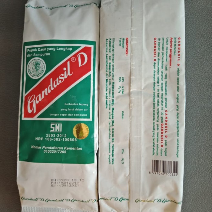 pupuk gandasil D 500 Gram