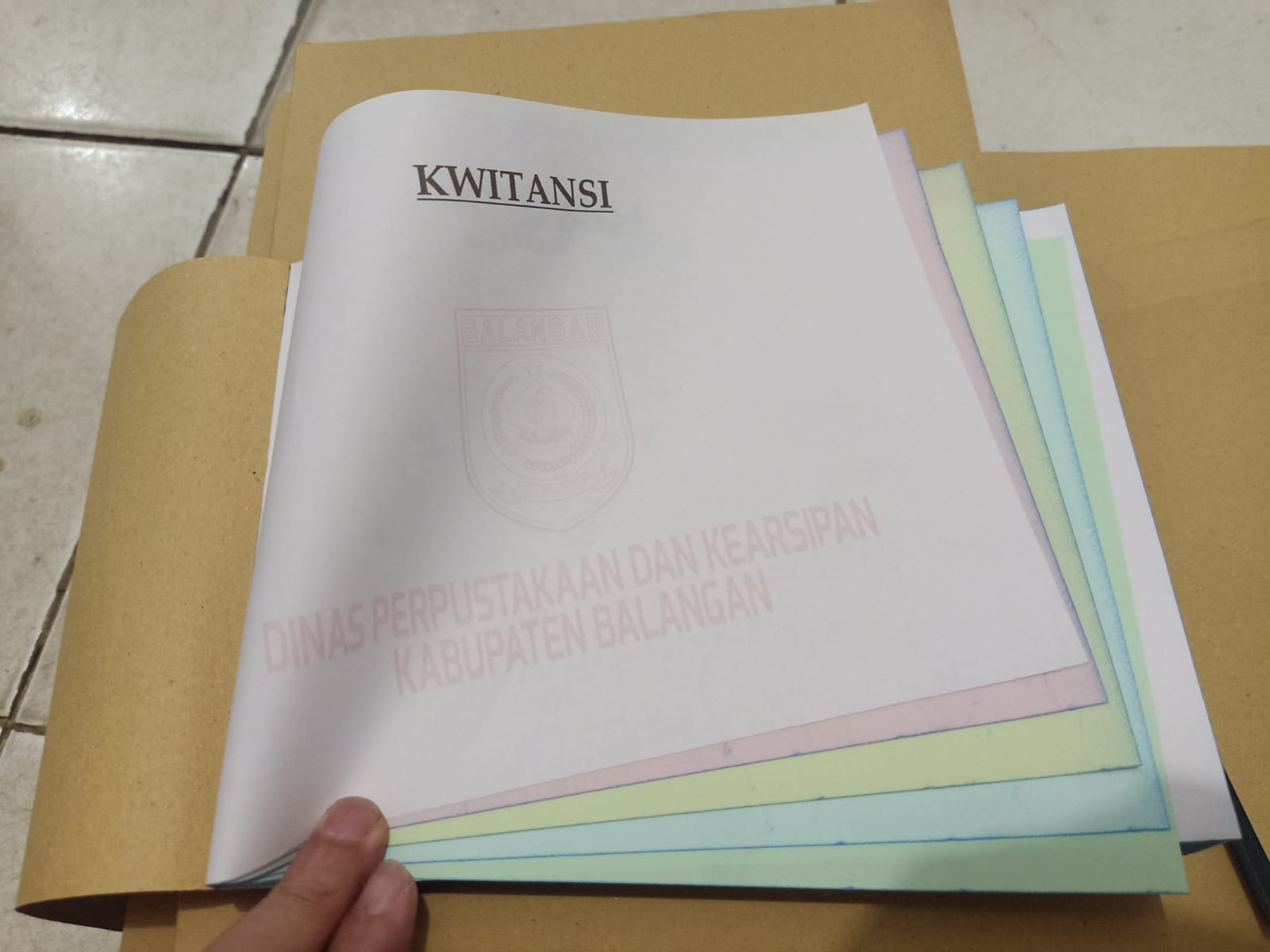 Blangko Kwitansi 5ply