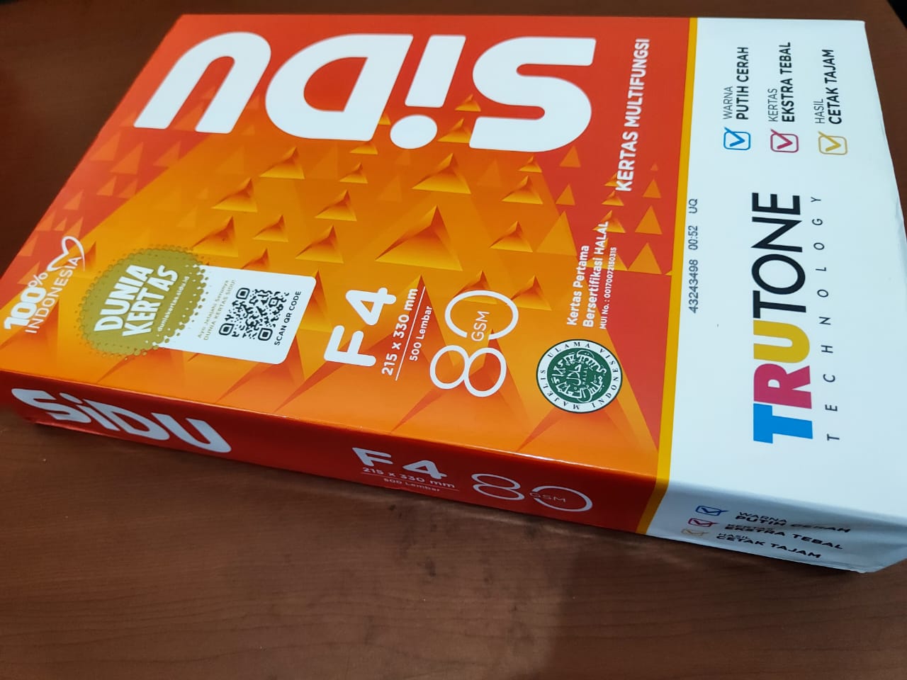 KERTAS SIDU F4 80 GSM