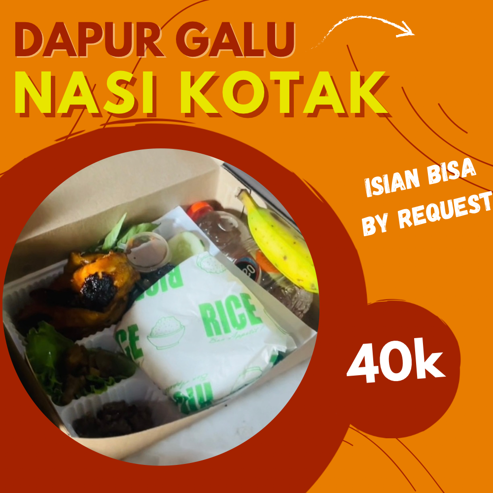 NASI KOTAK PAKET 1