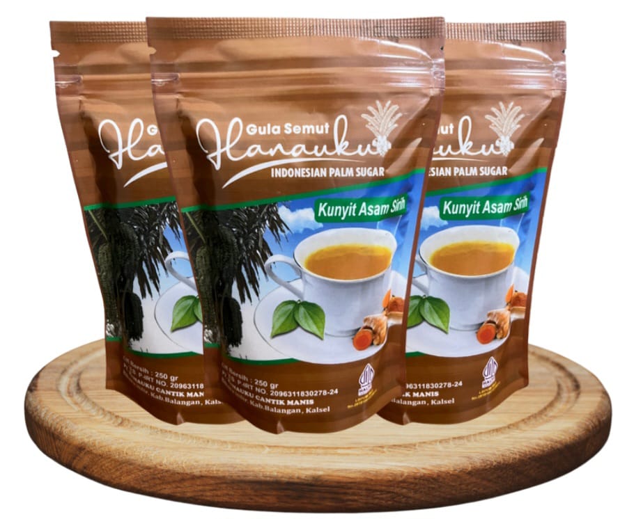 GULA SEMUT HANAUKU KUNYIT ASAM SIRIH 250GR