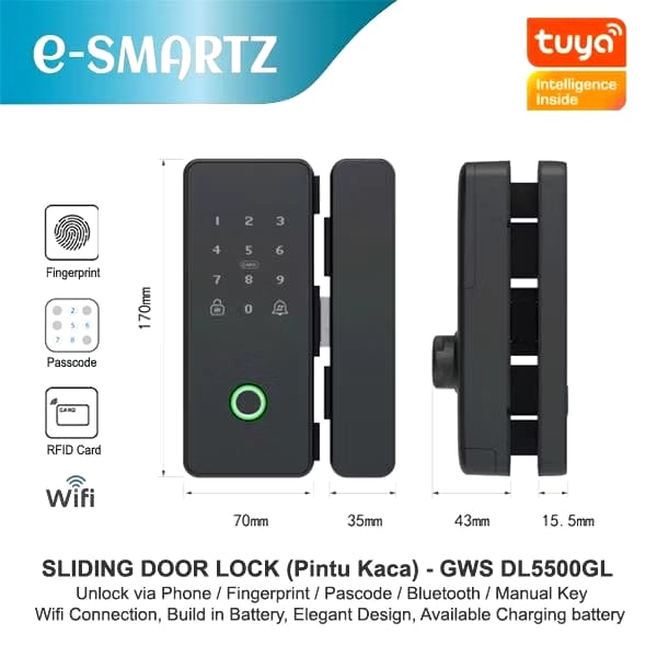 SMART DOOR LOCK GLASS