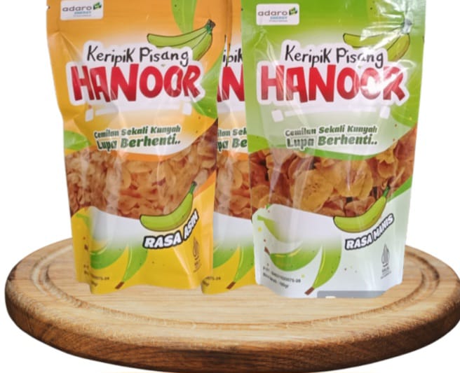 KERIPIK PISANG HANNOR 80GR