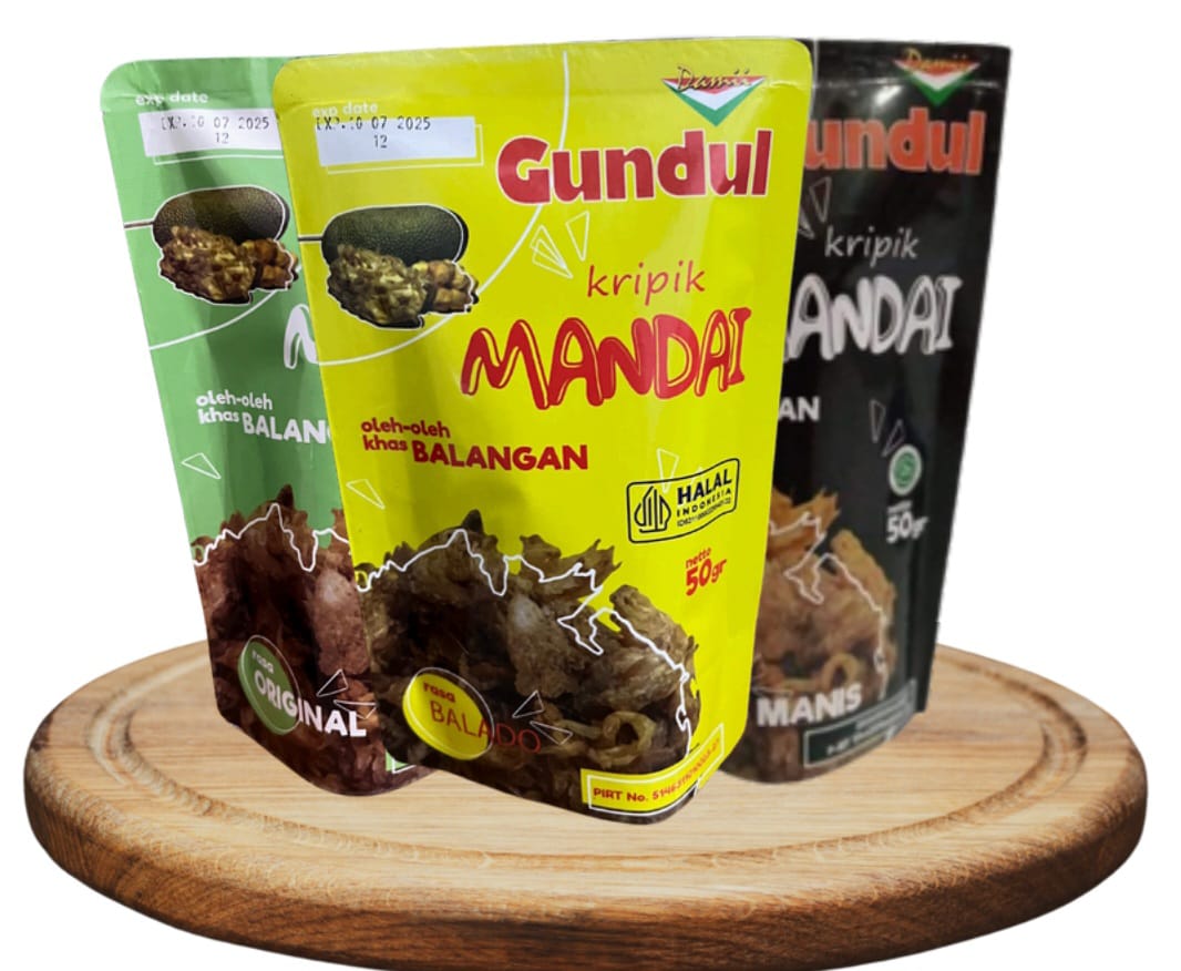 KERIPIK MANDAI GUNDUK 50GR