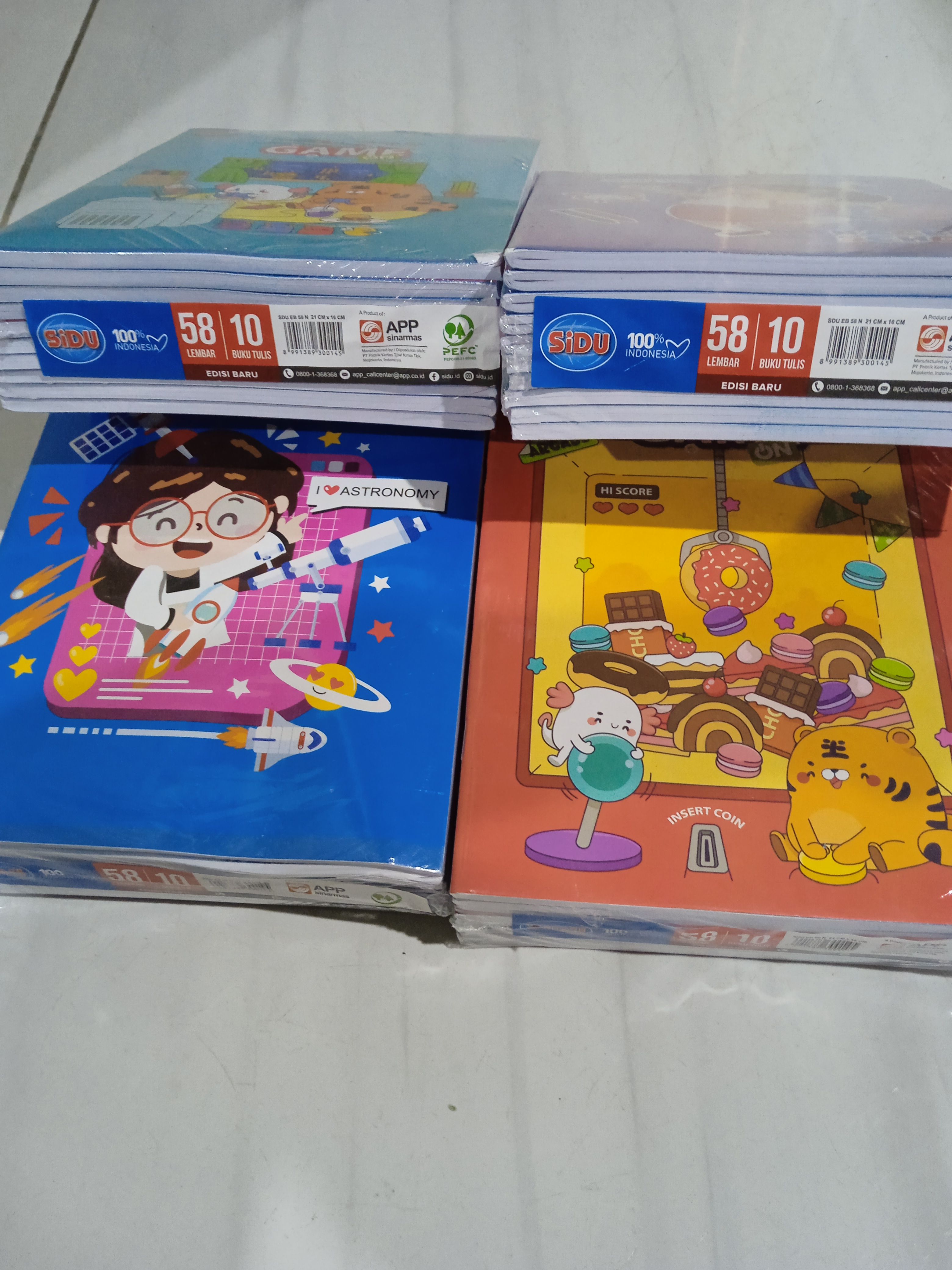 Buku Tulis SIDU 58