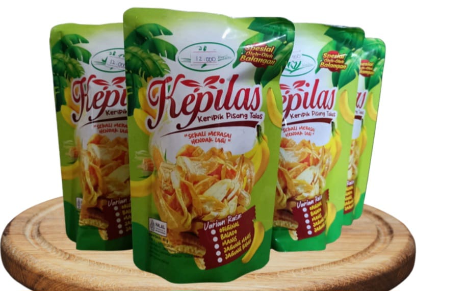 KEPILAS KERIPIK PISANG TALAS 80gr
